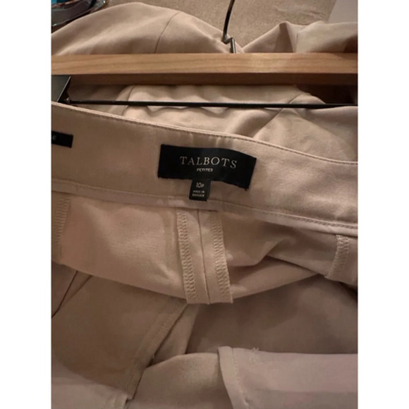 Women's Talbots Beige‎ Heritage Dress Pants Size 10P - Picture 3 of 4